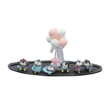 Maxbell 6 Pieces Little Penguin Figurines Miniature Figurines for Car Dashboard