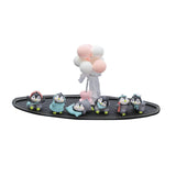 Maxbell 6 Pieces Little Penguin Figurines Miniature Figurines for Car Dashboard