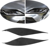 Maxbell 2 Pieces Front Headlight Eyelid Cover for Toyota Supra A90 2019-2022