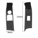 Maxbell 2Pcs Window Lift Switch Frame Accessory Dustproof for Toyota Supra A90
