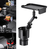 Maxbell Car Cup Holder with Tray Automotive Portable Stable for Water Cups