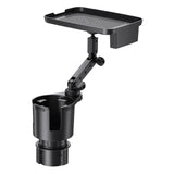 Maxbell Car Cup Holder with Tray Automotive Portable Stable for Water Cups