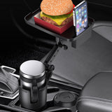 Maxbell Car Cup Holder with Tray Automotive Portable Stable for Water Cups