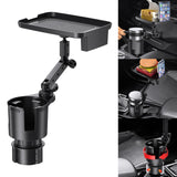 Maxbell Car Cup Holder with Tray Automotive Portable Stable for Water Cups