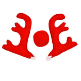 Maxbell Car antlers Nose Decoration Kit Ornaments Decorate for Roof window