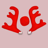 Maxbell Car antlers Nose Decoration Kit Ornaments Decorate for Roof window