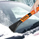 Maxbell 2Pcs Car Extendable Snow Shovel and Ice Scraper with Brush Multifunctional