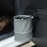 Maxbell Car Trash can artificial Leather Garbage Bin Waste Basket Rubbish Bin for Truck Grey