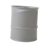 Maxbell Car Trash can artificial Leather Garbage Bin Waste Basket Rubbish Bin for Truck Grey