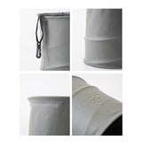 Maxbell Car Trash can artificial Leather Garbage Bin Waste Basket Rubbish Bin for Truck Aureate
