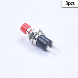 Maxbell 3x 7.5mm Momentary Push Button Switch 1 Normally Closed Contact