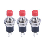 Maxbell 3x 7.5mm Momentary Push Button Switch 1 Normally Closed Contact