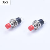 Maxbell 3x 7.5mm Momentary Push Button Switch 1 Normally Closed Contact