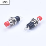 Maxbell 3x 7.5mm Momentary Push Button Switch 1 Normally Closed Contact