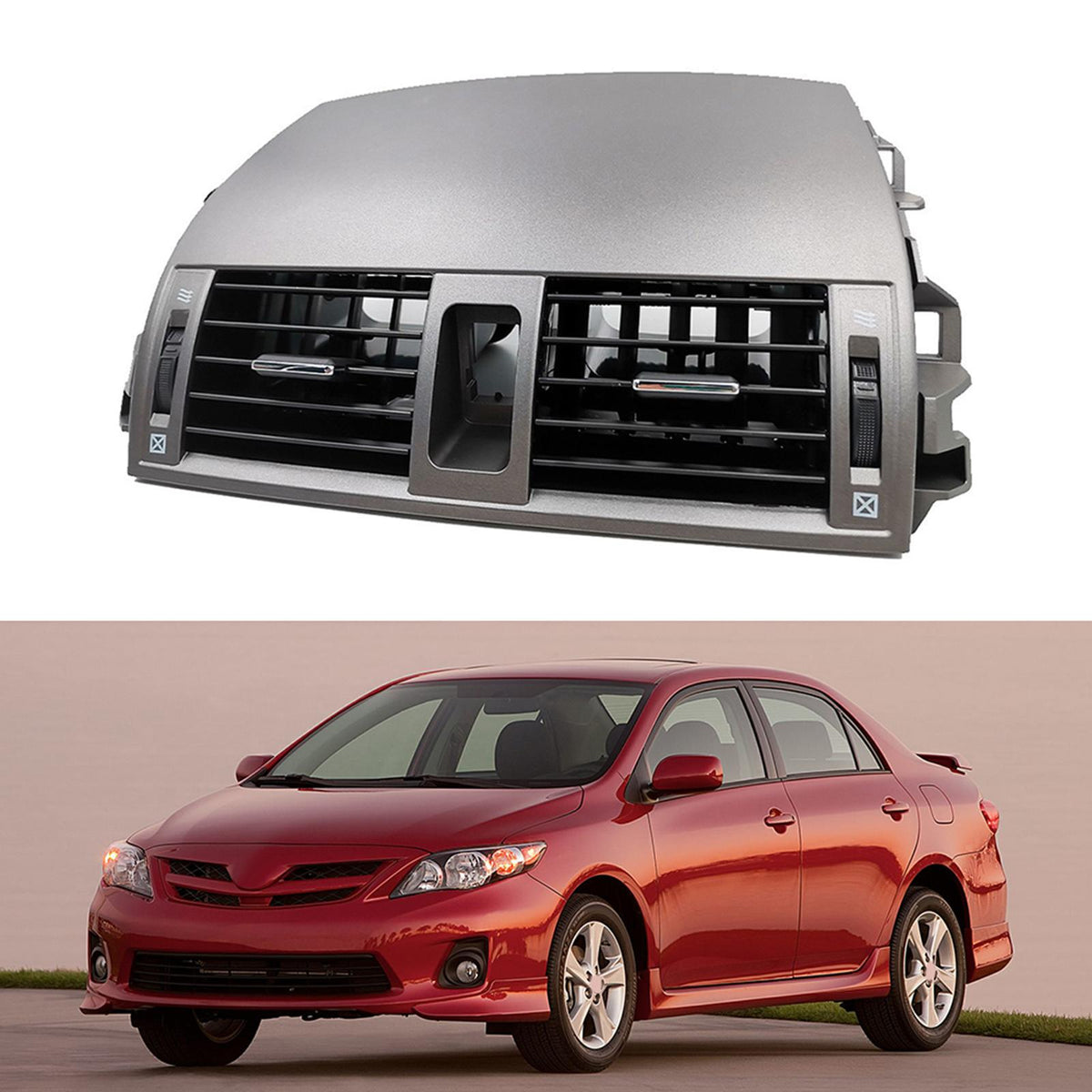 Maxbell Air Outlet Panel A/C Vent 55670-02160 for Toyota Corolla 08‐13 Durable