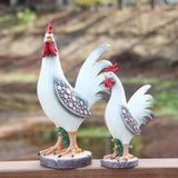 Maxbell Garden Sculpture Figurines Artwork Figurine Stands for Patio Balcony Large