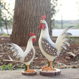 Maxbell Garden Sculpture Figurines Artwork Figurine Stands for Patio Balcony Large