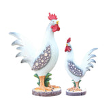 Maxbell Garden Sculpture Figurines Artwork Figurine Stands for Patio Balcony Large