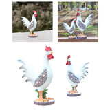 Maxbell Garden Sculpture Figurines Artwork Figurine Stands for Patio Balcony Large