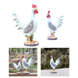 Maxbell Garden Sculpture Figurines Artwork Figurine Stands for Patio Balcony Large