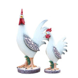 Maxbell Garden Sculpture Figurines Artwork Figurine Stands for Patio Balcony Large