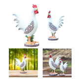 Maxbell Garden Sculpture Figurines Artwork Figurine Stands for Patio Balcony Large