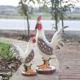 Maxbell Garden Sculpture Figurines Artwork Figurine Stands for Patio Balcony Large