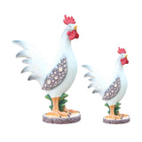 Maxbell Garden Sculpture Figurines Artwork Figurine Stands for Patio Balcony Large