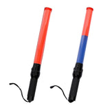Maxbell Multifunction Traffic Baton Battery Powered Signal Traffic Stick for Camping Red