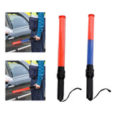 Maxbell Multifunction Traffic Baton Battery Powered Signal Traffic Stick for Camping Red