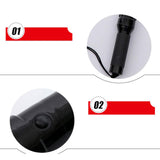Maxbell Multifunction Traffic Baton Battery Powered Signal Traffic Stick for Camping Red