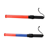Maxbell Multifunction Traffic Baton Battery Powered Signal Traffic Stick for Camping Red