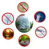 Maxbell Plant Freeze Protection Covers with Zipper Breathable 60cmx80cm