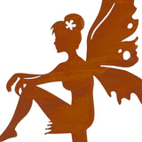 Maxbell Iron Silhouette Statue Lawn Ground Arts Sculpture Crafts for Outdoor Outside Style B