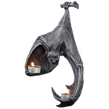 Maxbell Unique Bats Shaped Shaped Tealight Holder Tealight Resin for Porch Patio Courtyard