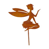 Maxbell Iron Silhouette Statue Lawn Ground Arts Sculpture Crafts for Outdoor Outside Style D