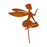 Maxbell Iron Silhouette Statue Lawn Ground Arts Sculpture Crafts for Outdoor Outside Style D