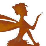 Maxbell Iron Silhouette Statue Lawn Ground Arts Sculpture Crafts for Outdoor Outside Style D