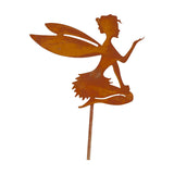 Maxbell Iron Silhouette Statue Lawn Ground Arts Sculpture Crafts for Outdoor Outside Style D