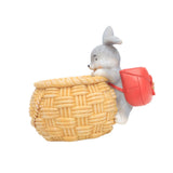 Maxbell Creative Animal Themed Planter Pot with with Drainage Hole for Windowsill Rabbit