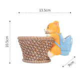 Maxbell Creative Animal Themed Planter Pot with with Drainage Hole for Windowsill Dog