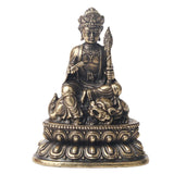Maxbell Bronze Buddha Statue Miniatures Figurines for Meditation Desktop Ornament