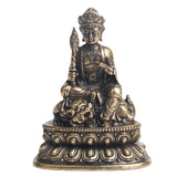 Maxbell Bronze Buddha Statue Miniatures Figurines for Meditation Desktop Ornament