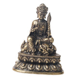 Maxbell Bronze Buddha Statue Miniatures Figurines for Meditation Desktop Ornament
