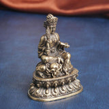 Maxbell Bronze Buddha Statue Miniatures Figurines for Meditation Desktop Ornament