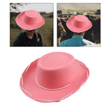 Maxbell Western Cowboy Hat with Windproof Rope Sunhat for Party Holiday Unisex Adult