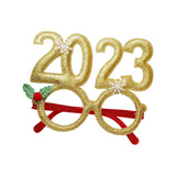 Maxbell cosplay glasses Frames Photobooth Props Ornaments Flexibility for Cosplay Golden