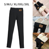 Maxbell Women Fleece Lined Leggings Elastic Tights Trouser Comfortable Thermal Pants S