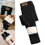 Maxbell Women Fleece Lined Leggings Elastic Tights Trouser Comfortable Thermal Pants L