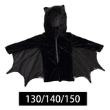 Maxbell Hooded Halloween Bat Costume Fancy Dress Girls Cosplay Boys Carnival 130